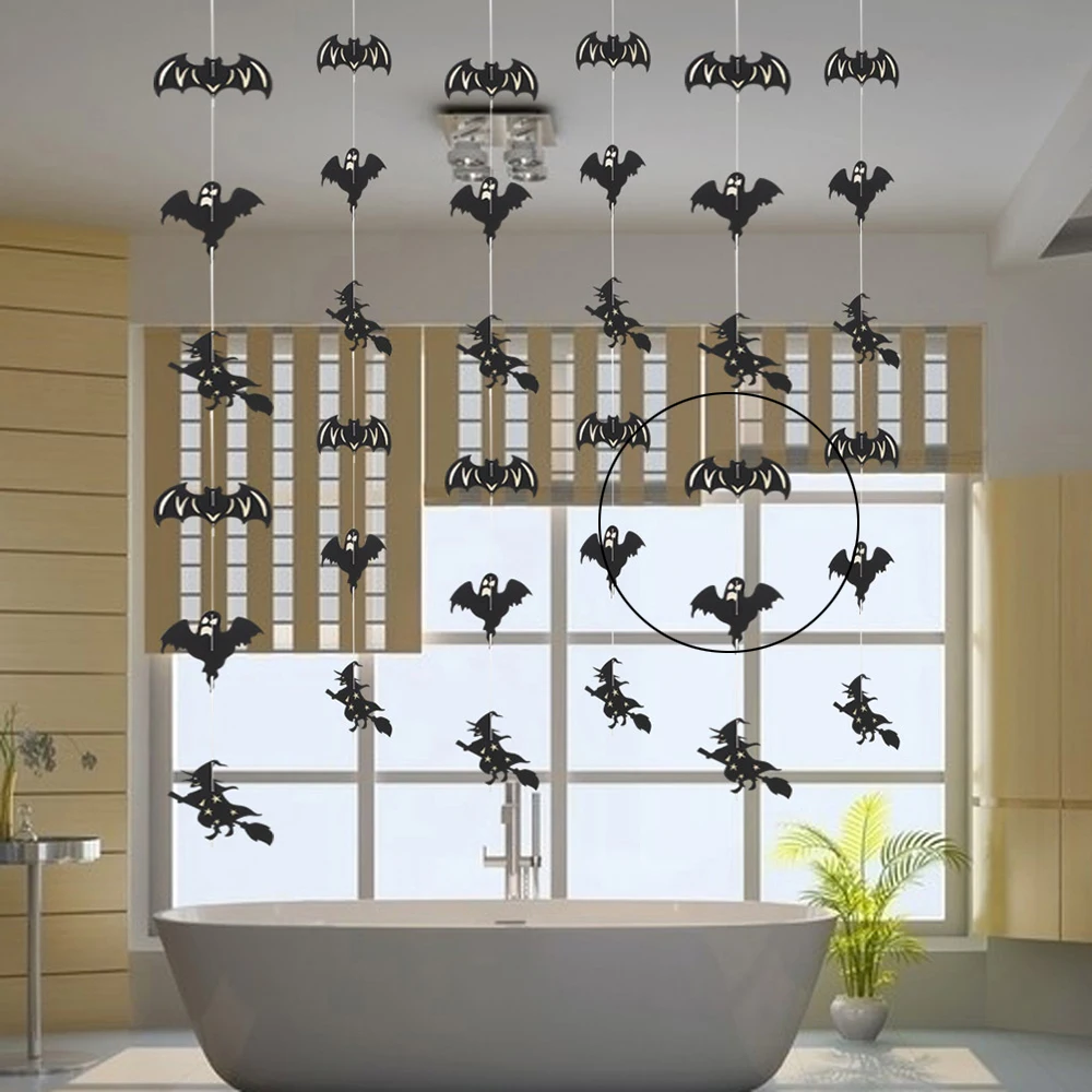 3D трехмерные украшения на Хэллоуин полые ведьма фестиваль вечерние кулон макет