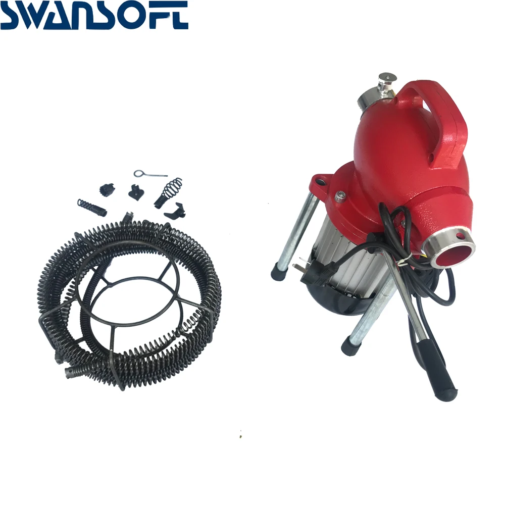 

Professional electric pipe dredging machine through sewer tools home kitchen toilet toilet dredge block artifact