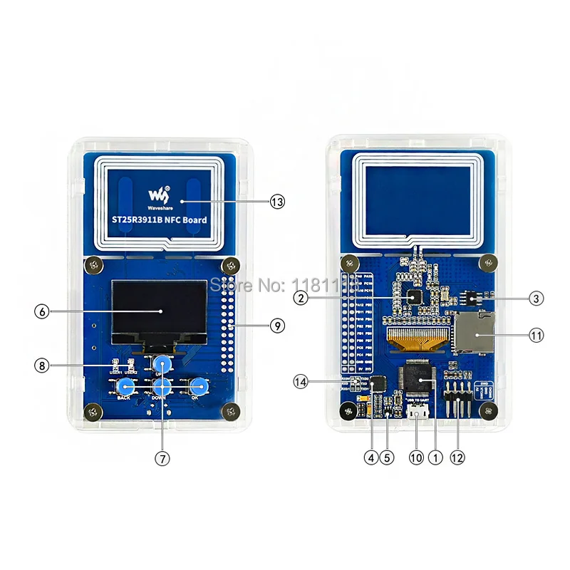 Набор для разработки ST25R3911B NFC контроллер STM32 мульти протокол|Демонстрационные