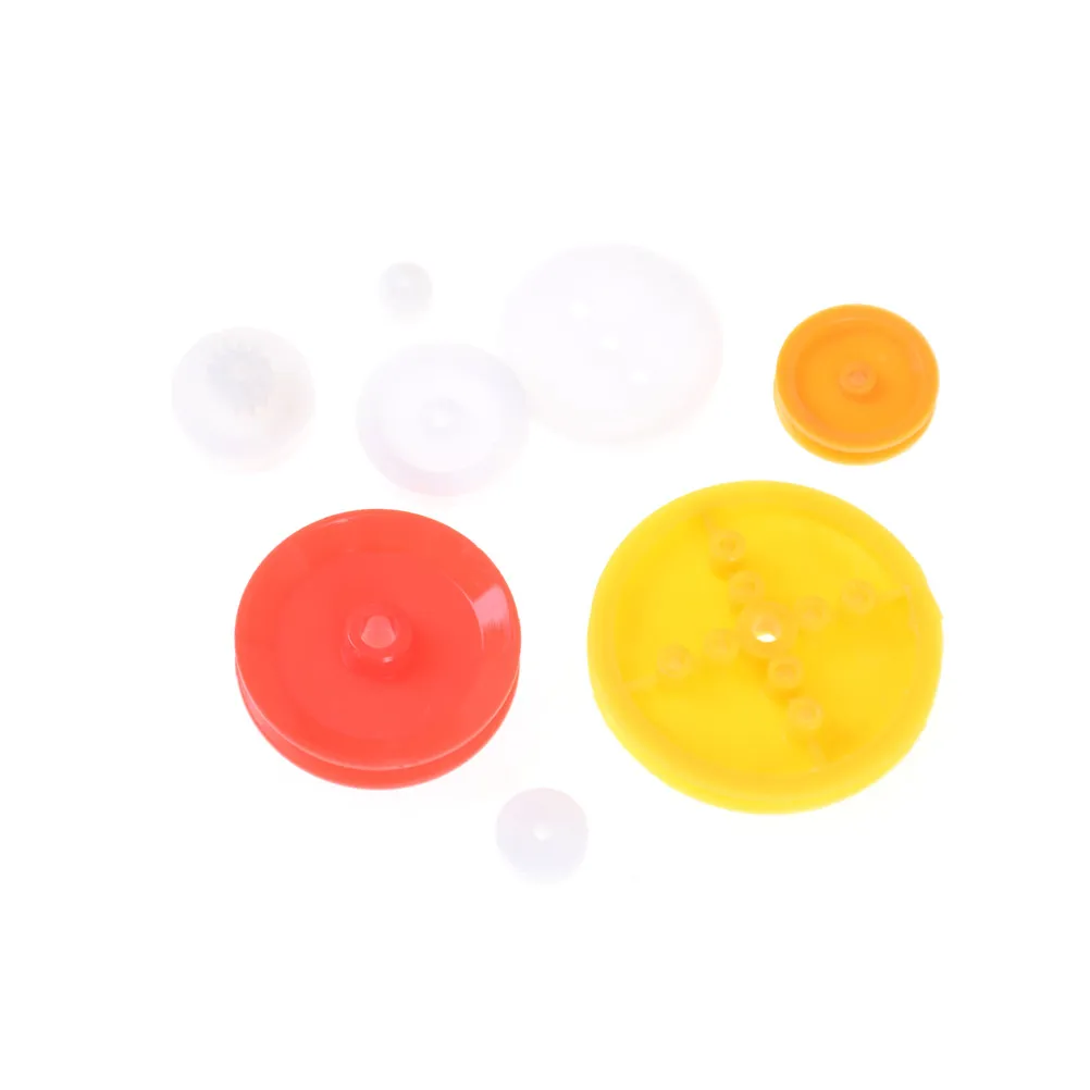 Смешанные 7 шт./компл. ременный шкив пакет Выберите моделей Пластик Шестерни