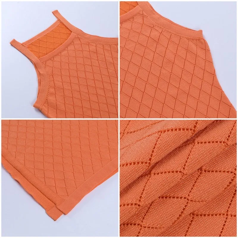 

Julissa Mo Summer Cotton Black Side Split Dress For Women 2021 Sleeveless O-Neck Party Dresses Basic Streetwear Vestidos Female