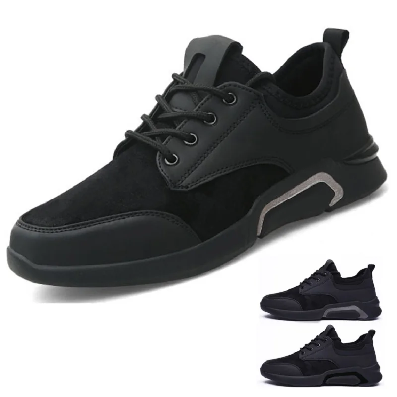 

Men's Casual Sneakers Breathable Tennis Basketball Sports Jogging Comfortable Sweat-Absorbant Cushioning Youth Leather Shoes RE