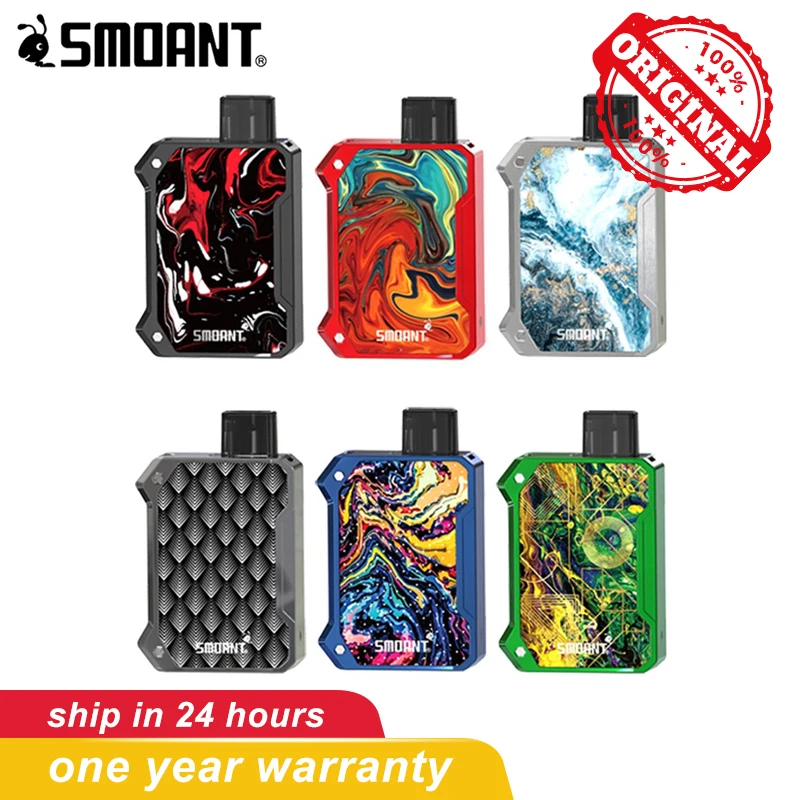 Оригинальный Smoant Battlestar Baby Pod Комплект 2 мл емкость vape с 750 мАч встроенный