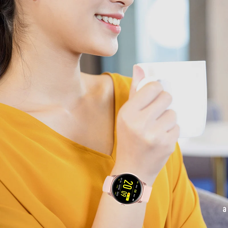 Женские Смарт-часы KW19 фитнес-часы водонепроницаемые Bluetooth спортивный пульсометр