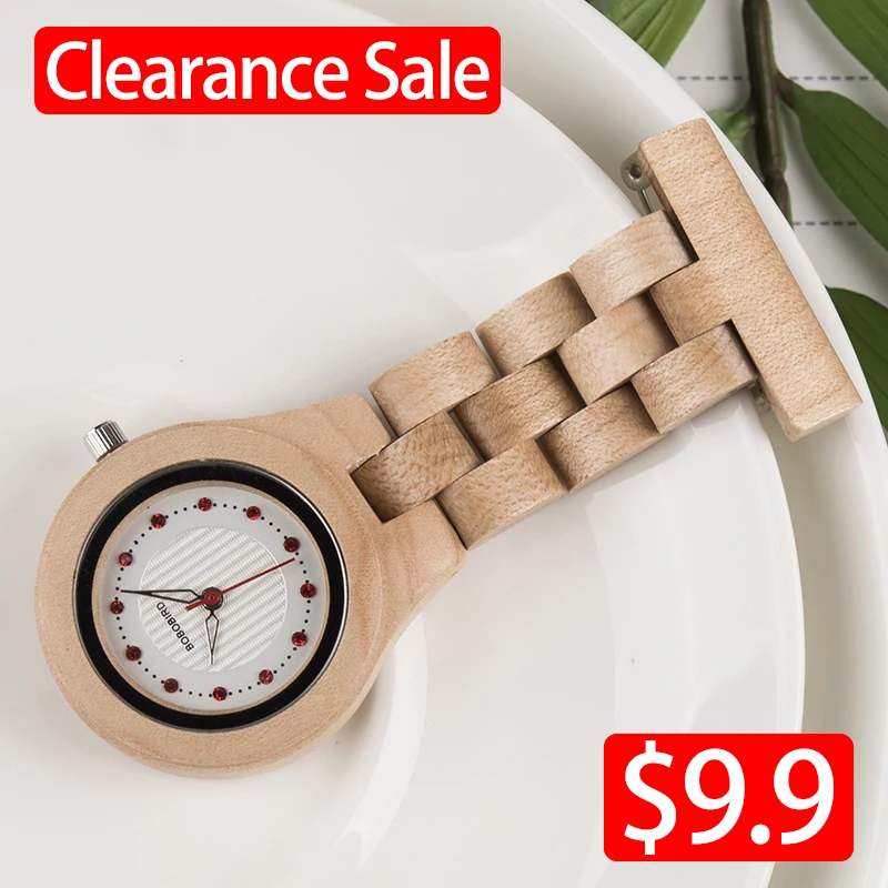 BOBOBIRD Wood Watch Promotion Sale Leather Strap Men Women Wristwatches Birthday Present Christmas Gift in Box reloj hombre