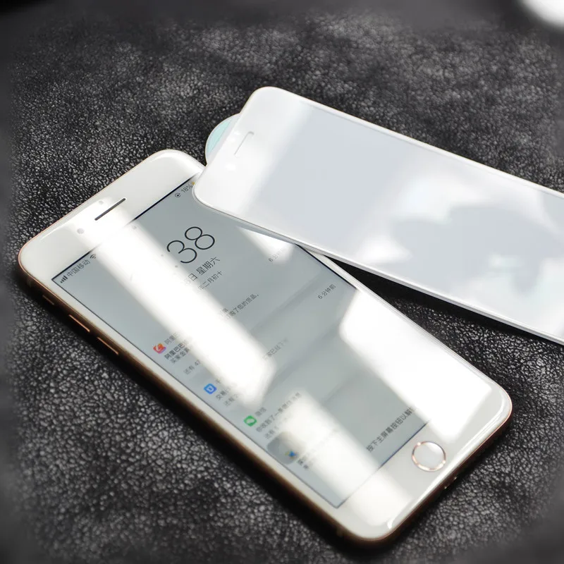 Защитная пленка для экрана телефона Lantro JS для iPhone X Xs Max Xr 8 8plus 7 7plus 6 6s 6sPlus 10D, устойчивая к царапинам и бликам.