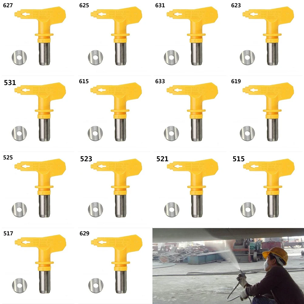 

5/6Series Airless Spray Tip Nozzle Spray Gun Paint Sprayer Seal Nozzle For Putty Coating Paint Sprayer Tool 517-629 Airbrush Tip