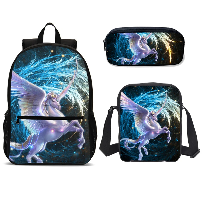 Школьный ранец для девочек-подростков школьный рюкзак с мультяшным принтом