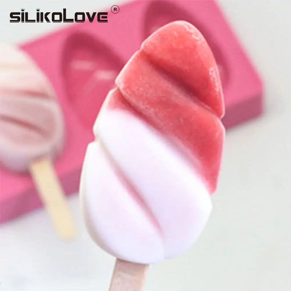 Силиконовые Формочки Для Мороженого SILIKOLOVE с 4 ячейками Детские формочки для