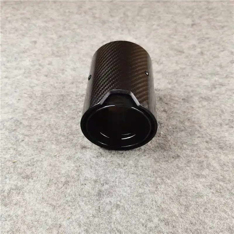 

Carbon Fiber Glossy Black Exhaust Pipe For M135i M140i M235i M240i M335i M340i M435i M440i M2 M3 M4 M5 F20 F22 Muffler Tip