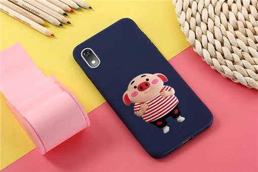 TRISEOLY для Xiaomi Redmi Note 7 Чехол Redmi 7 3D стерео патч мягкий силиконовый бампер набивной чехол с изображением животного для телефона Xiomi Redmi Note7