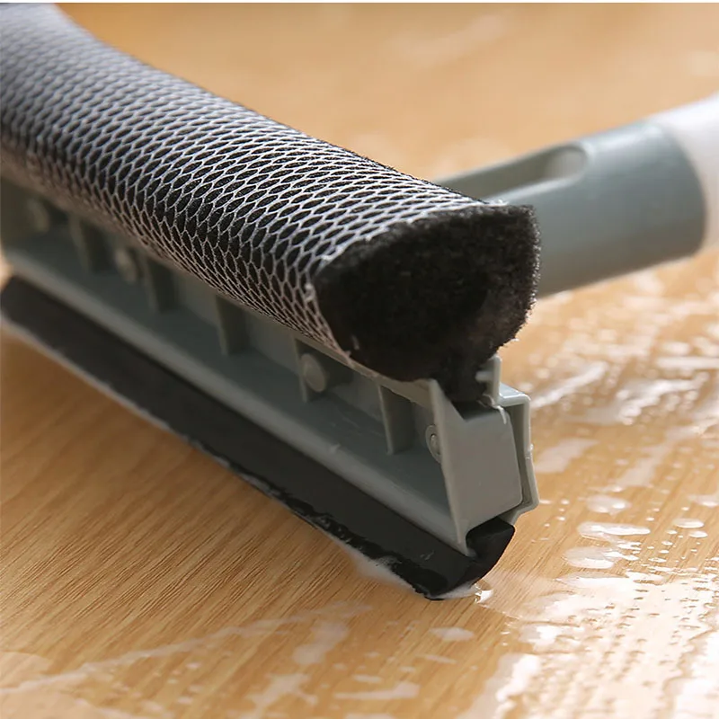 Glass Cleaning Tool Double-sided Disassemble Rod Window Cleaner Mop Squeegee Wiper With Water Spray Bottle | Дом и сад