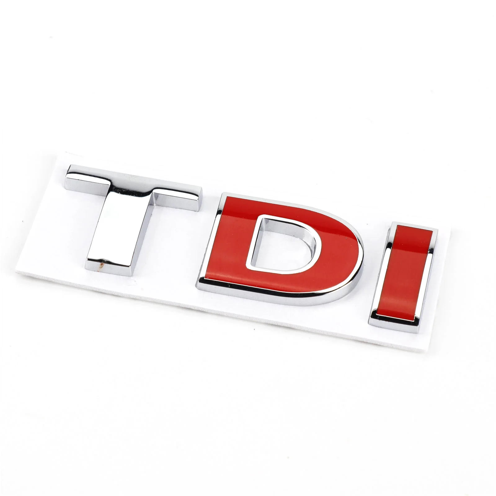 Хромированная наклейка на заднюю крышку багажника 3D TDI для VW Volkswagen Golf Jetta Passat MK4 MK5