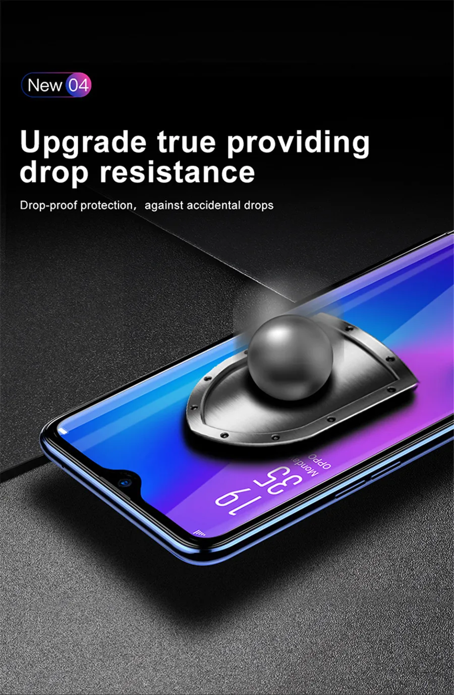 

10PCS 6D Full Cover Glue Tempered Glass for OPPO Realme 2 3 Pro A83 Screen Protector Protective Glass for OPPO F9 F11 Pro