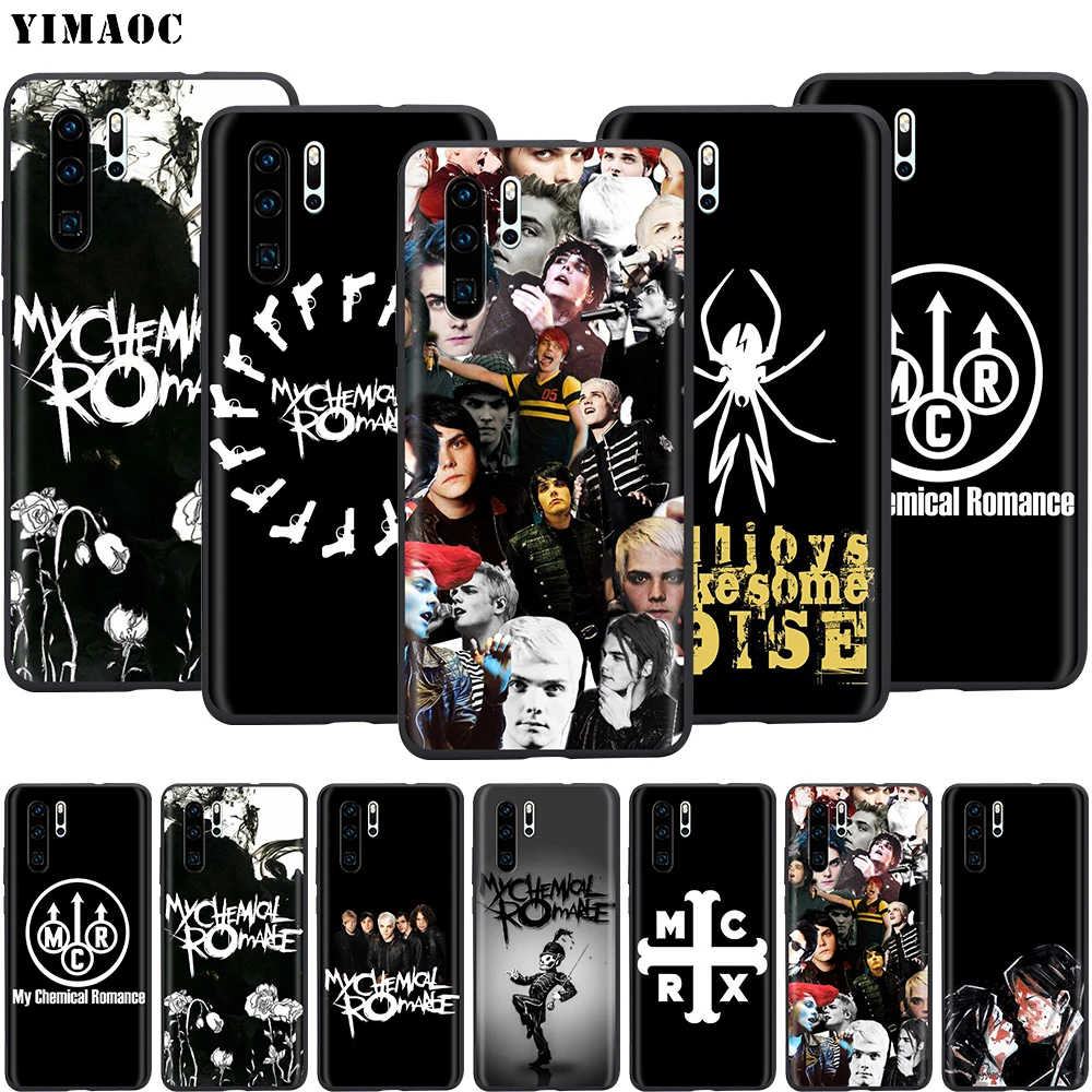 Мягкий чехол YIMAOC My Chemical Romance MCR для Huawei Nova 4E 5 5T Smart P9 Lite Y6 Y7 2019 Honor 8A 20S Pro Prime|Бамперы| |