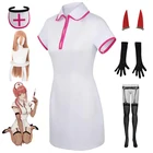Makima бензопила мужской Косплей Аниме Сексуальная силовая медсестра униформа косплей костюм Женщины Карнавал Хэллоуин вечеринка наряд