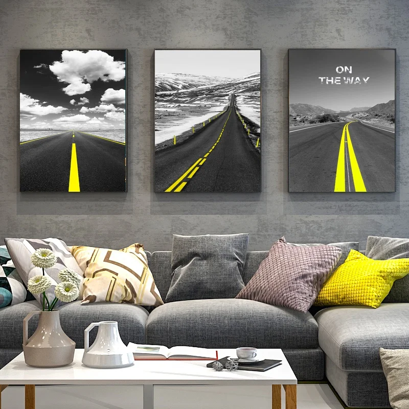 

Северо-Американский британский стиль, плакат на путь, художественный плакат landscap, акварель, фотография, гостиная, домашний декор