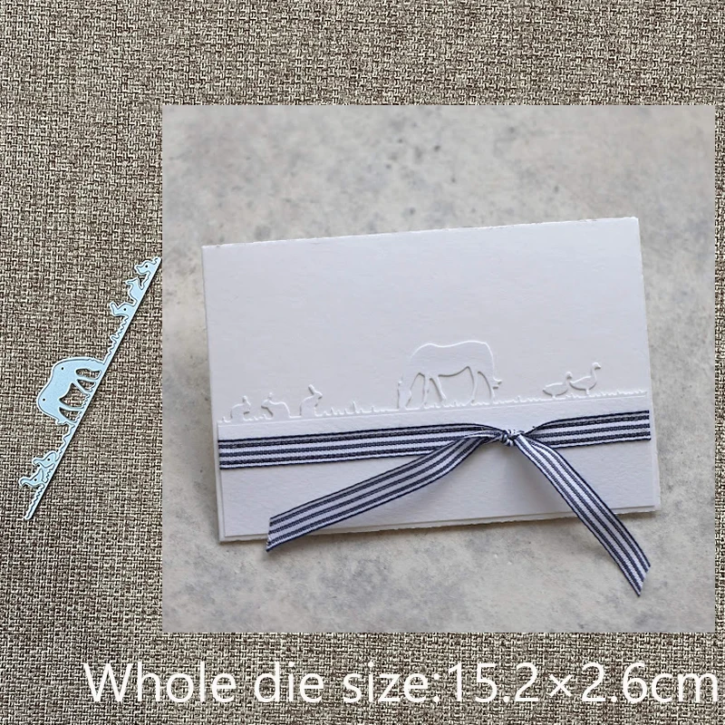 

Металлический трафарет XLDesign для рукоделия, вырубные штампы, украшение с изображением животных, для скрапбукинга, высечки для альбома, бумаг...