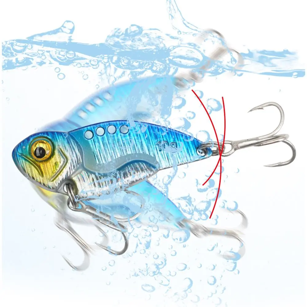 

Metal VIB Vibration Bait Trembling Spinner Spoon Sequins Fishing Lures 5g/7g/10g/15g/20g Jigs Trout Winter Hard Baits Tackle