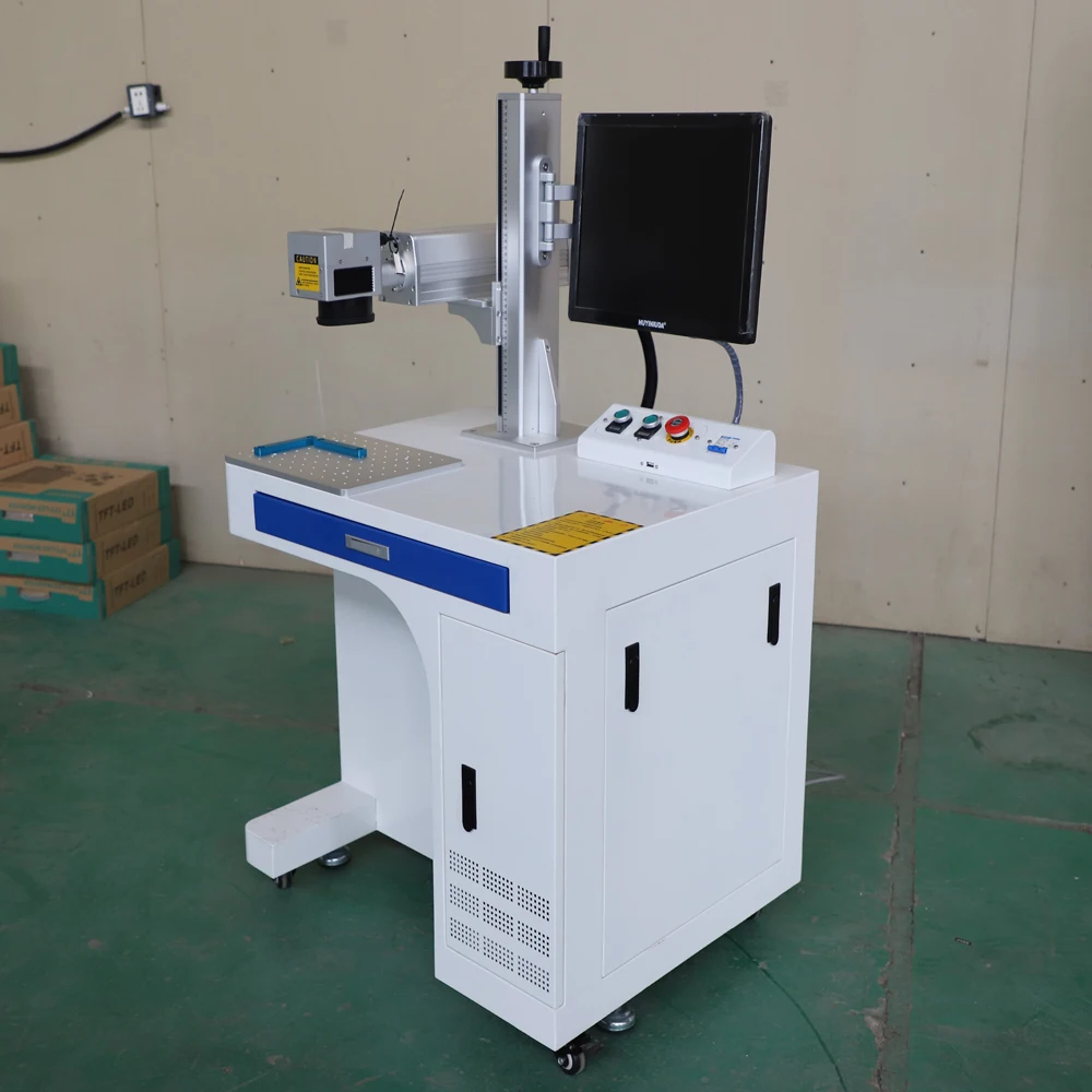 Прямая продажа лазерная Заводская машина для лазерной маркировки пластмассы и