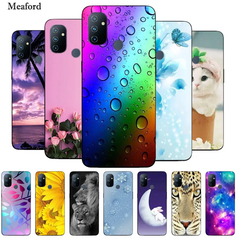 

For OnePlus Nord N100 Case Black Silicon Soft Phone Cover For One Plus Nord N100 Case Coque Funda on 1+Nord N100 Case N 100 TPU