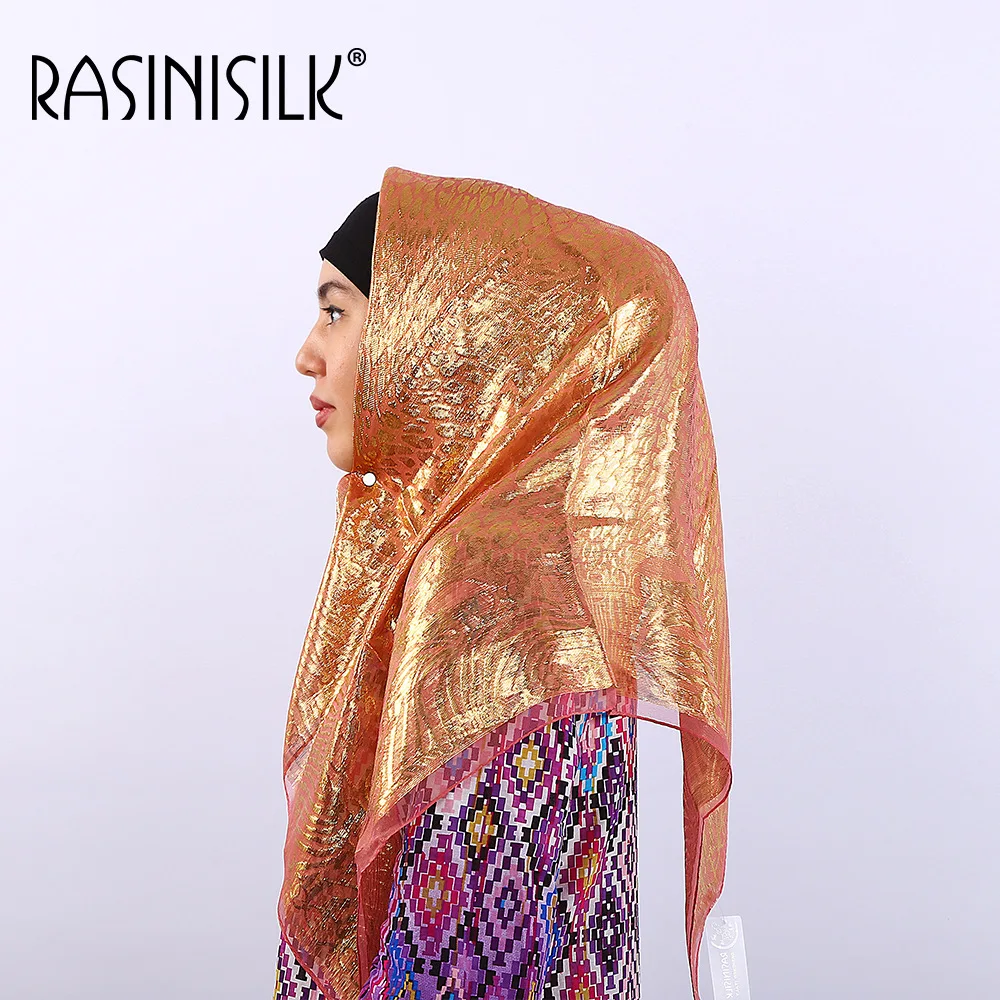 Мусульманский квадратный шарф 85*85 см головной мусульманский женский платок