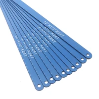 10pcs dark blue high carbon steel hacksaw blades 300mm long metalworking blades for cutting metal tool accessories