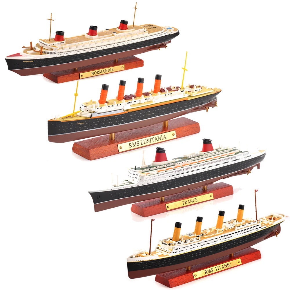 1/1250 шкала литья под давлением Франция и Нормандия и RMS луситания и RMS TITANNIC паровой корабль модель круизного корабля коллекция детские игрушки подарок