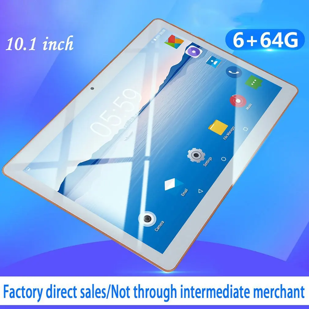 

10.1 Inch Tablet 3G Computer Ips Screen Wireless WiFi memory 1+16GB GPS Android system Gps Android Tablet US Plug White