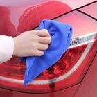 Автомобильный салфетка 1 штука синего Абсорбирующая Полотенца автомобиля дома Кухня мыть чистой тряпка для мытья автомобиля для чистки Полотенца Стекло плитка чистки # k