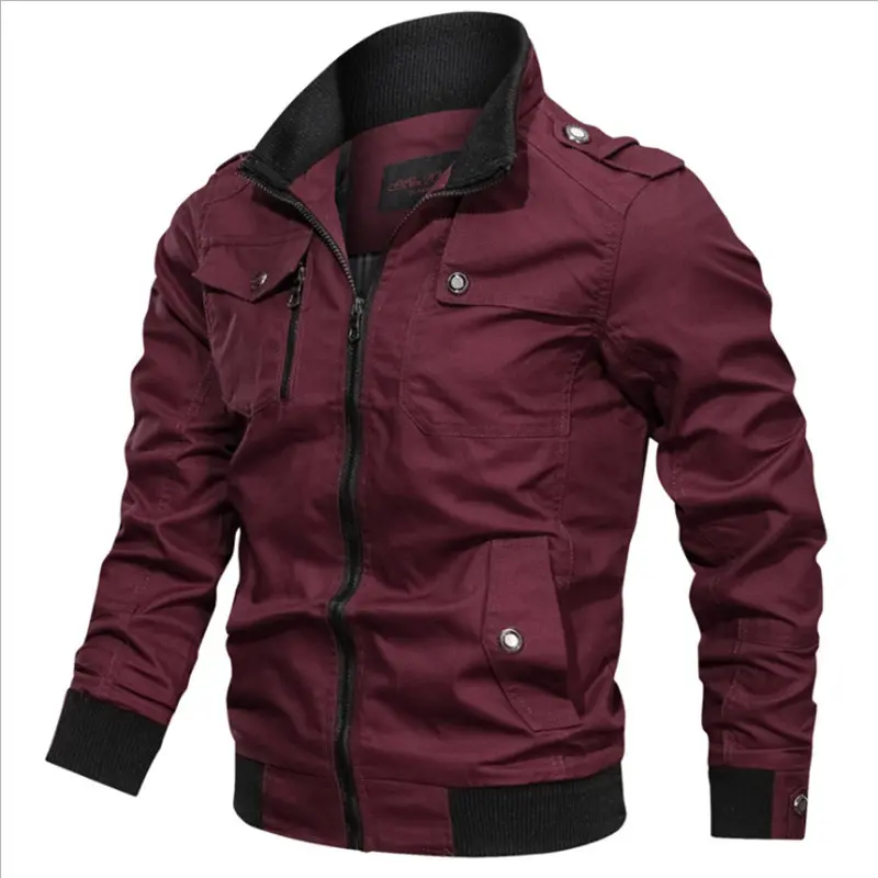

2021 Autumn Winter Bomber Jacket Fashion Brand Cool epaulettes Embroidered Male Baseball Jackets Couple Streetwear Men Clothing
