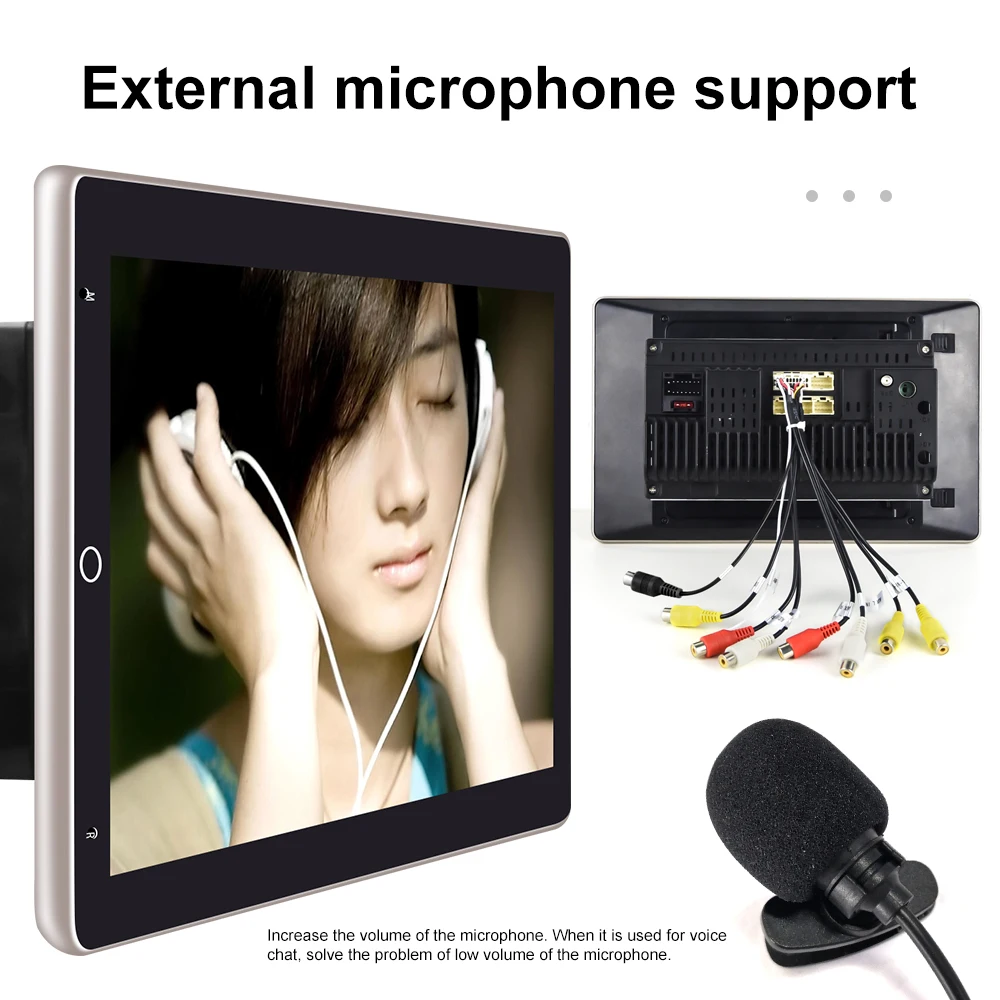 Мультимедийный проигрыватель Podofo плеер на Android с 10 дюймовым экраном поддержкой MP5