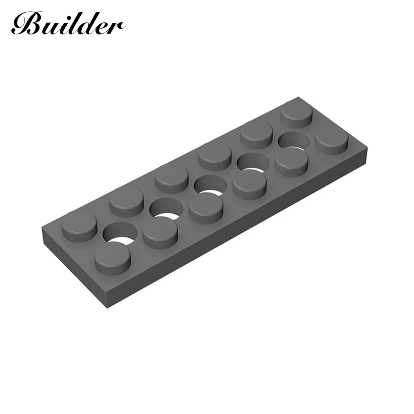 Конструктор Little Builder 32001 MOC Technology Plate 2x6 с 5 отверстиями 10 деталей сборные детали