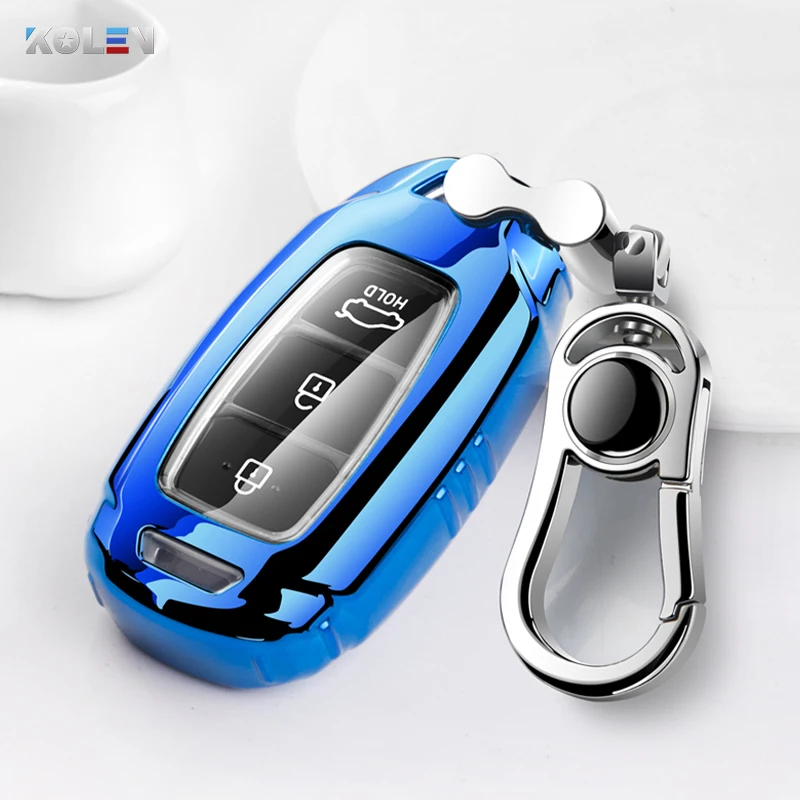 

TPU Car Remote Key Cover Case For Hyundai Santa I30 IX35 Encino KONA Solaris Azera Grandeur Elantra Accent Santa Fe TM Palisade