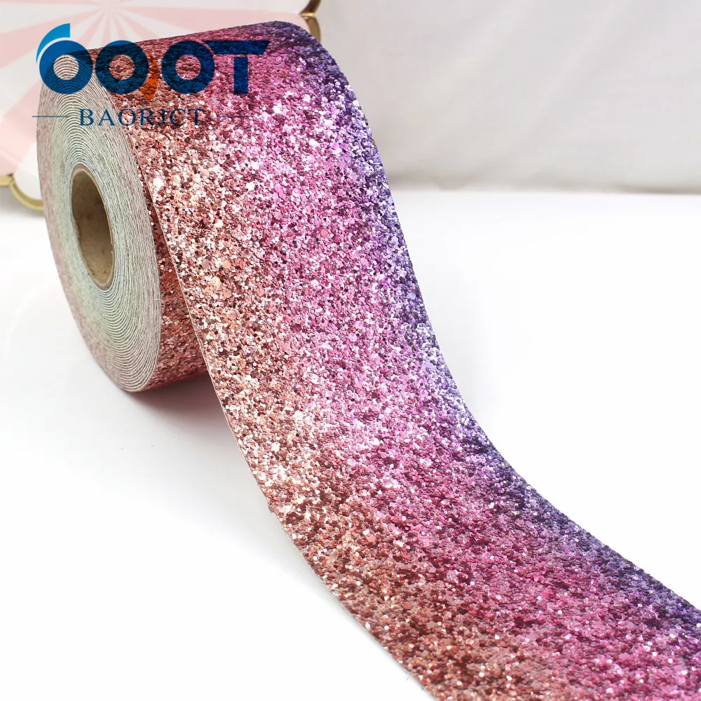 _ 2 ярда 3 ''градиентная блестящая грубая Блестящая лента Blingbling мягкая ткань