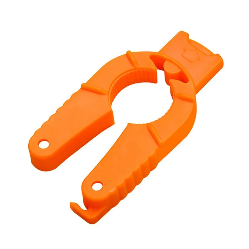 Открывалка для бутылок оранжевого цвета многофункциональная простая