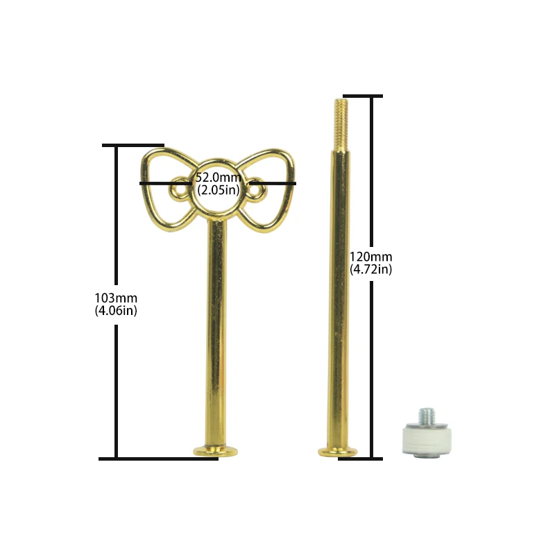 

10pcs Cake Stand Handles, Cake Stand Fittings, Zinc Alloy3-Tier Butterfly Style