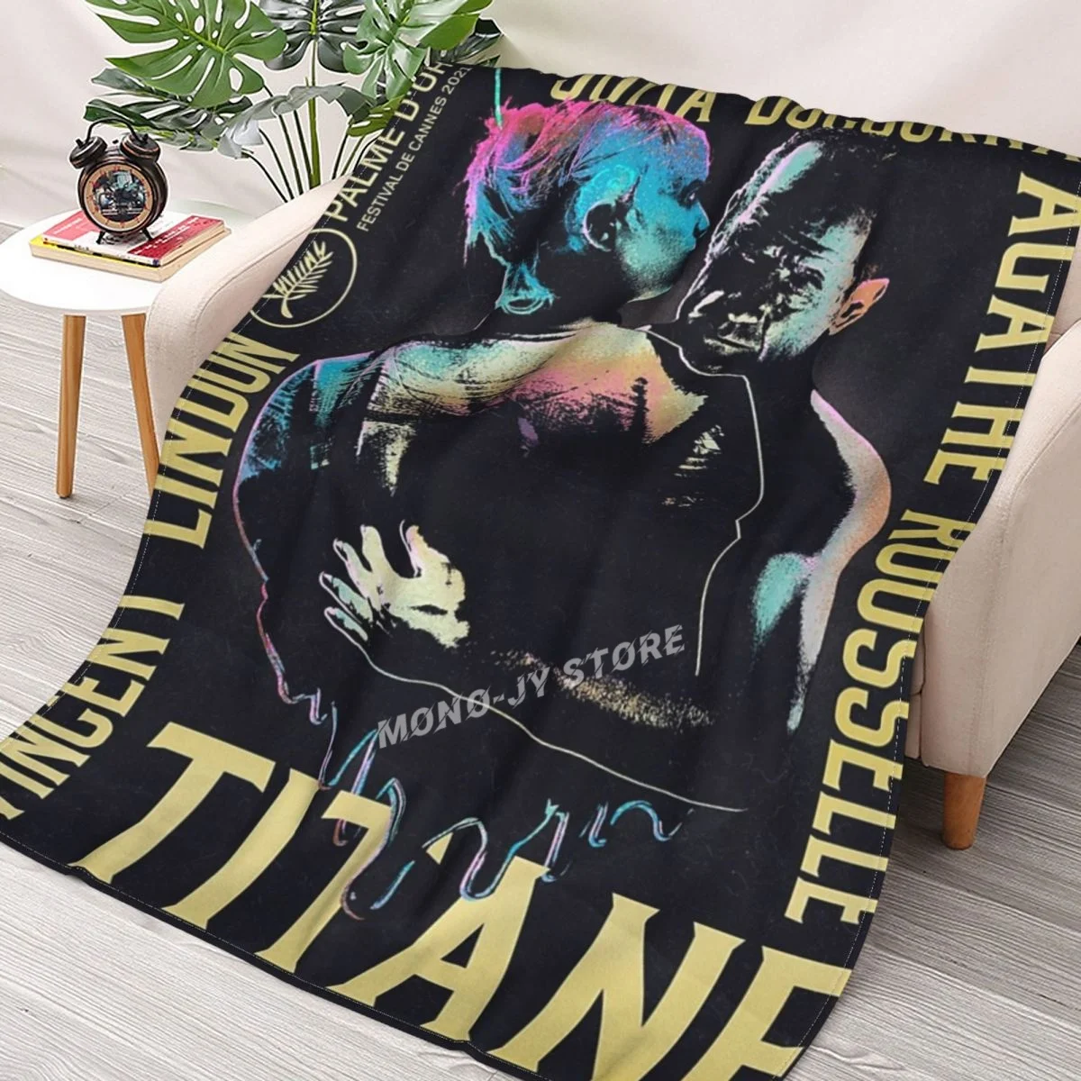 

Titane - Throw Blanket Sherpa Blanket Bedding soft Blankets