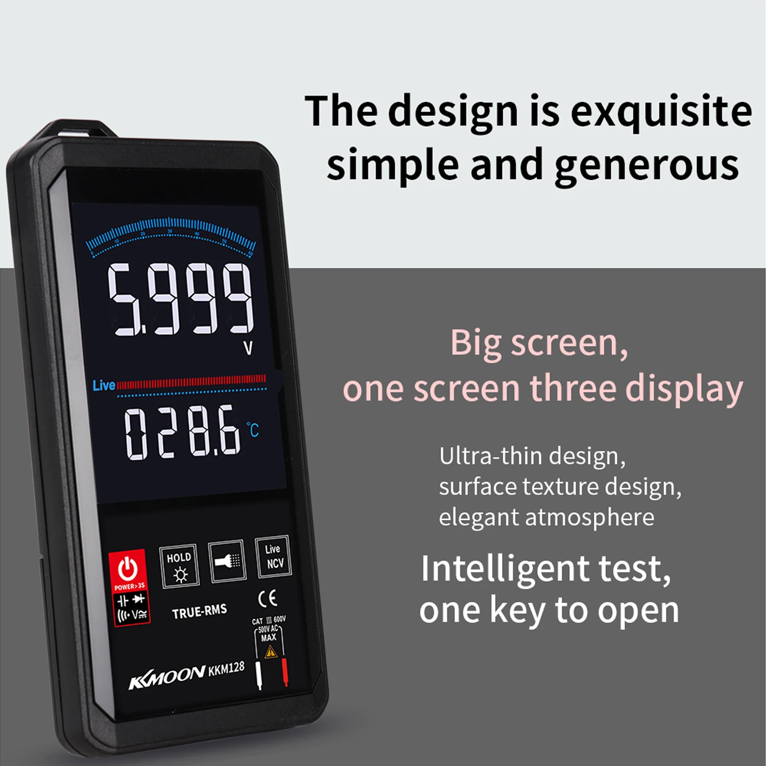 Автоматический цифровой мультиметр постоянного и переменного тока измеритель