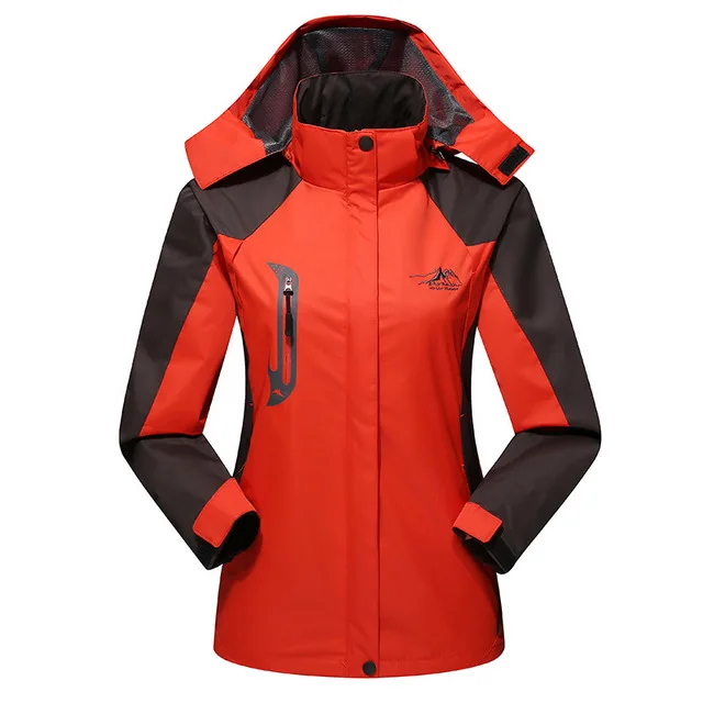 SJ-Maurie L-4XL, лыжный костюм, куртка, пара, ветровка, для сноубординга, дышащая, для мужчин, женщин, зимняя спортивная куртка, для пеших прогулок, снежный набор - Цвет: womenO