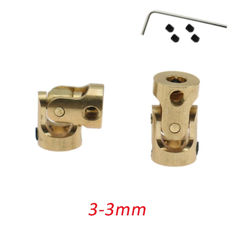 

1PCS 3-3mm Mini Coupling Brass Universal Joint