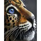 Набор для рисования по номерам на холсте животные, 60x75 см, Леопардовый цвет, акриловый