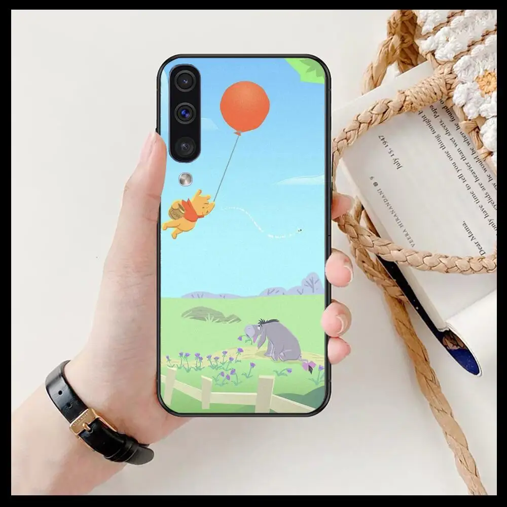 Yellow Winnie Bear Phone cover hull For SamSung Galaxy S8 S9 S10E S20 S21 S5 S30 Plus fe 5G Lite Ultra black soft case | Мобильные