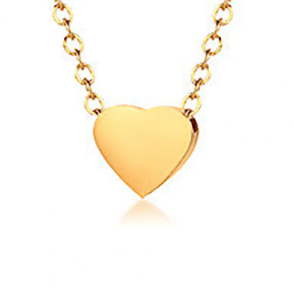 

Fashion Exquisite Heart Simple Thin Women Clavicle Necklace Jewelry Pendant Necklace For Women New Trend Female Jewelry Collar