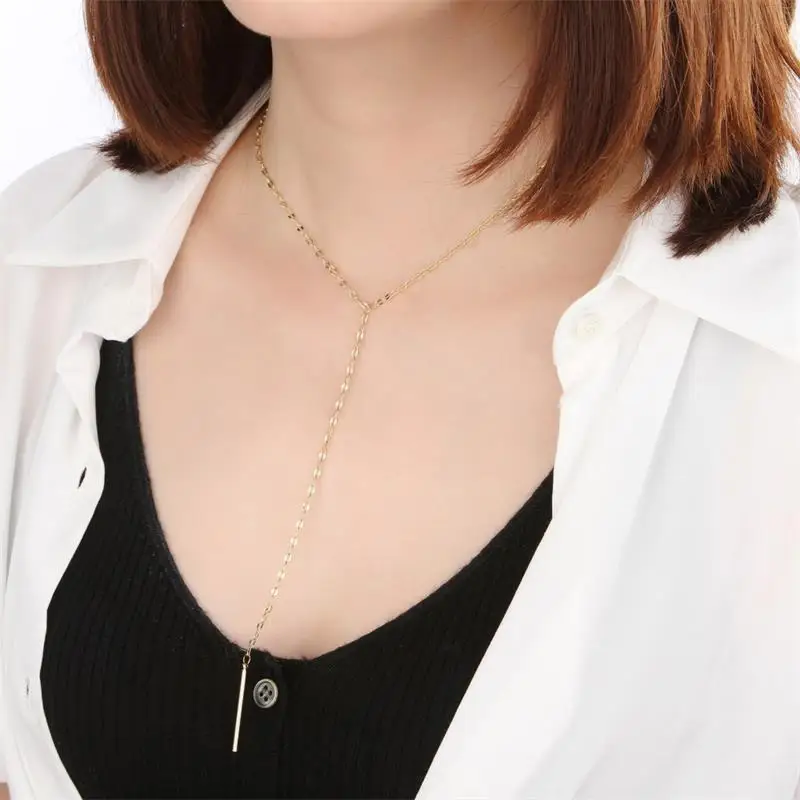 Колье и серьги женские с жемчужной цепочкой в Корейском стиле | Украшения