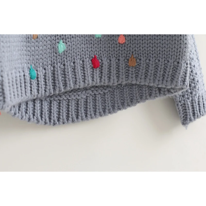 Свитер Keelorn для девочек зимний теплый весенний вязаный свитер с длинным рукавом