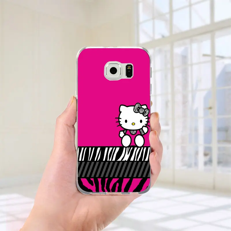 Picture 8 Мягкие чехлы для samsung Galaxy A10 A20 A30 A40 A50 A60 A70 A80 A90 J1 J2 J3 J5 J7 Prime Pro "Хелло Китти" с принтом Китти Кэт Стиль - Цвет: Picture 8