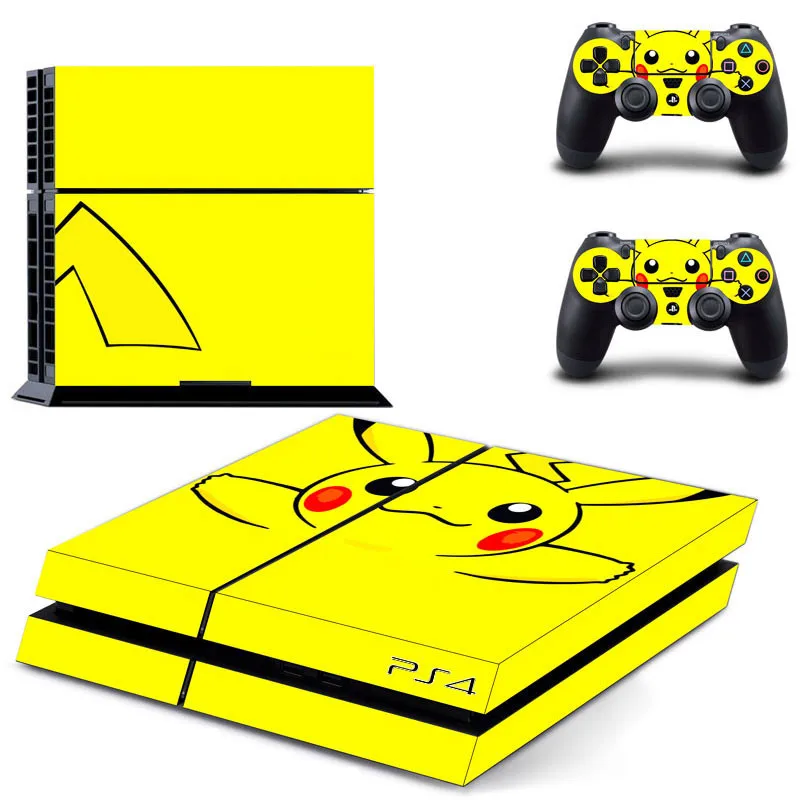 Наклейка Pokemons PS4 для игровой консоли 4 и 2 контроллера виниловые наклейки Защитная