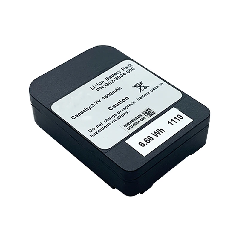 

G02-3004-000 for RAE SYSTEMS QRAE 3 ToxiRAE Pro Electrochemical for Honeywell Analytics Battery 3.7V 1800mAh Li-Ion Battery