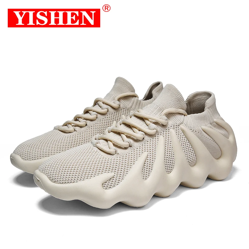 Мужские кроссовки YISHEN новинка модная мужская Мягкая дышащая обувь для бега 450